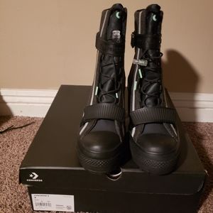 CONVERSE CHUCK TAYLOR GR 82 XX-HI BLACK/ENAMEL MINT/BLACK C082B-569634CHROME